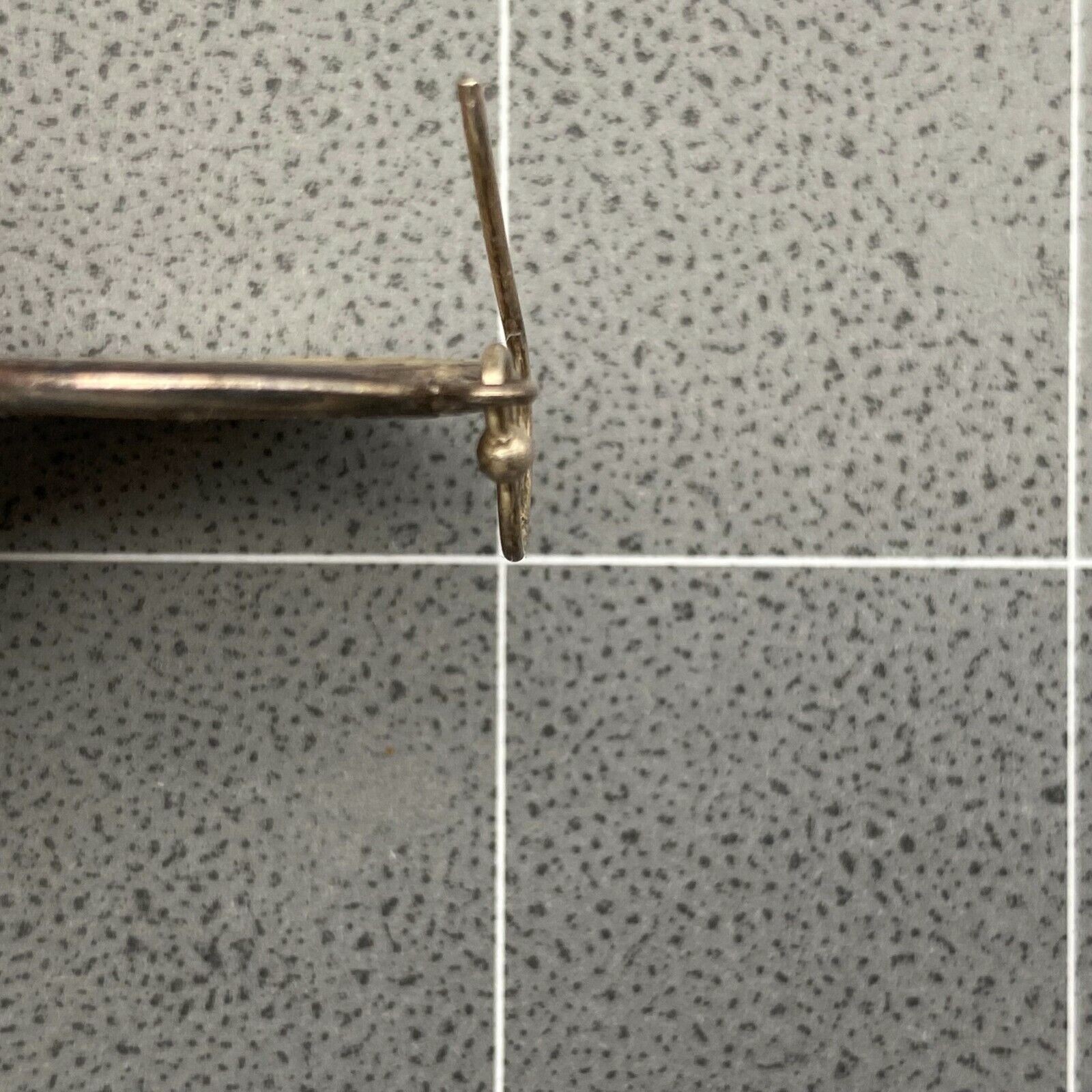 Vintage Shell Silver Dangle Earrings - image 4