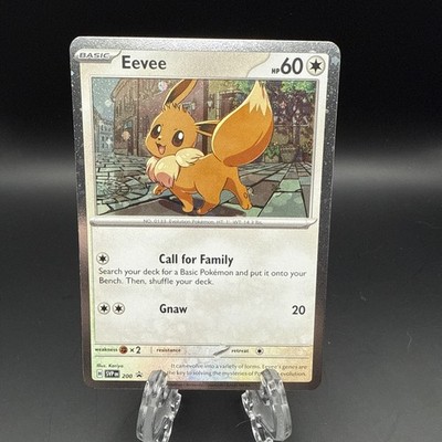 DOUBLE SWIRL    Eevee SVP200 Destined Rivals Cosmo Holo Black Star Promo NM 2C