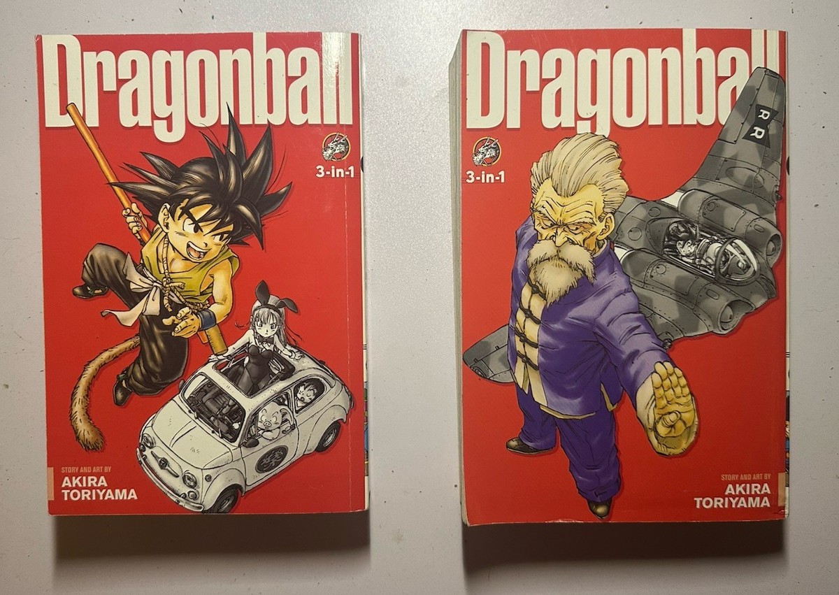 LOT OF 6 Dragon Ball 3-in-1 Edition Vol 1-18 English Manga Viz