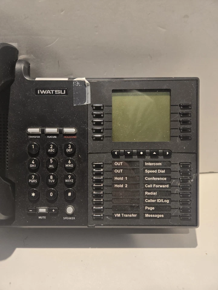 Teléfono Iwatsu IX-5910 ECS con Soporte Icono IP VoIP Negro - Sin Cable de Alimentación Foto 3 de 4