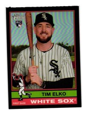 2025 Topps Heritage Black Refractor - Tim Elko (#547)  White Sox  28/76