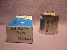 Aerovox 40x370 CR40x370 (232-0660) Motor Run Capacitor