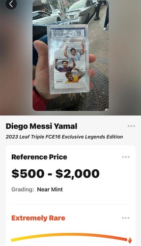 LIONEL MESSI RONALDO PELE CCG 10 2024 LEAF EXCLUSIVE LEGENDS EDITION #ELE-15 283