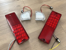 1967-1972 Chevy C10 Gmc Pickup Truck Led Tail Lights Back-up Lens Assembly 4pcs 1967-1972 Chevy C10 Gmc Pickup Truck Led Tail Lights Back-up Lens Assembly 4pcs
