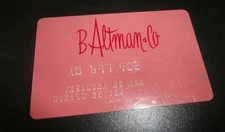 1970s B Altman & Co  Store Charge Card