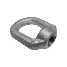Hot Dipped Galvanized Eye Nut 1 Inch With 1-1/4 -7 UNC Tap Marine Boat