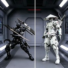 Snake Eyes GI Joe Action Figure Samurai Ninja Warrior Mecha Assembly Model Toy G