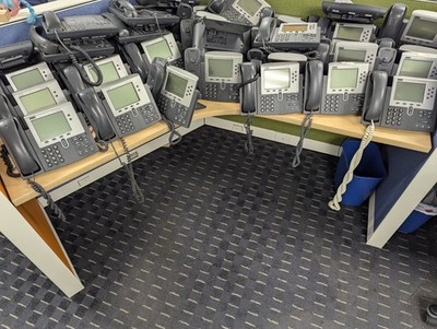 Used Cisco 7940G 2-Line Business IP Phone with Stand
