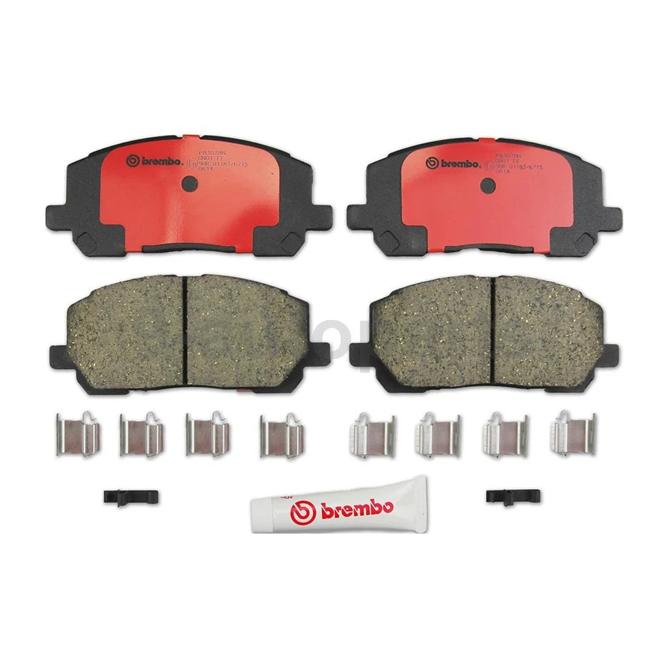 Комплект переднего тормоза Brembo дисковые роторы керамические колодки для Toyota Highlander 2001-2007 годов выпуска - Изображение 3 из 4