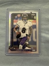 2025 Topps Chrome Lamar Jackson Refractor