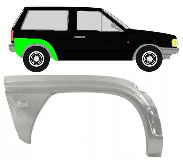 Radlauf FüR Volkswagen Polo 1981 – 1994 Rechts-image