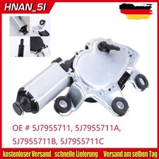 Wischermotor Scheibenwischermotor Hinten für Skoda Fabia II 542 Roomster Yeti