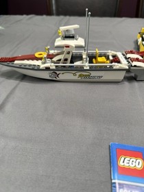 Lego City 60147 Fishing Boat W/manual & 60119 Ferry. Boats Only, No Minifigures