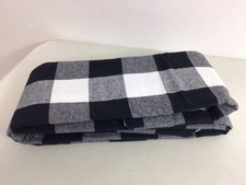 Style Selections Large Plaid Tablecloth Cotton 60 X 102 inches New