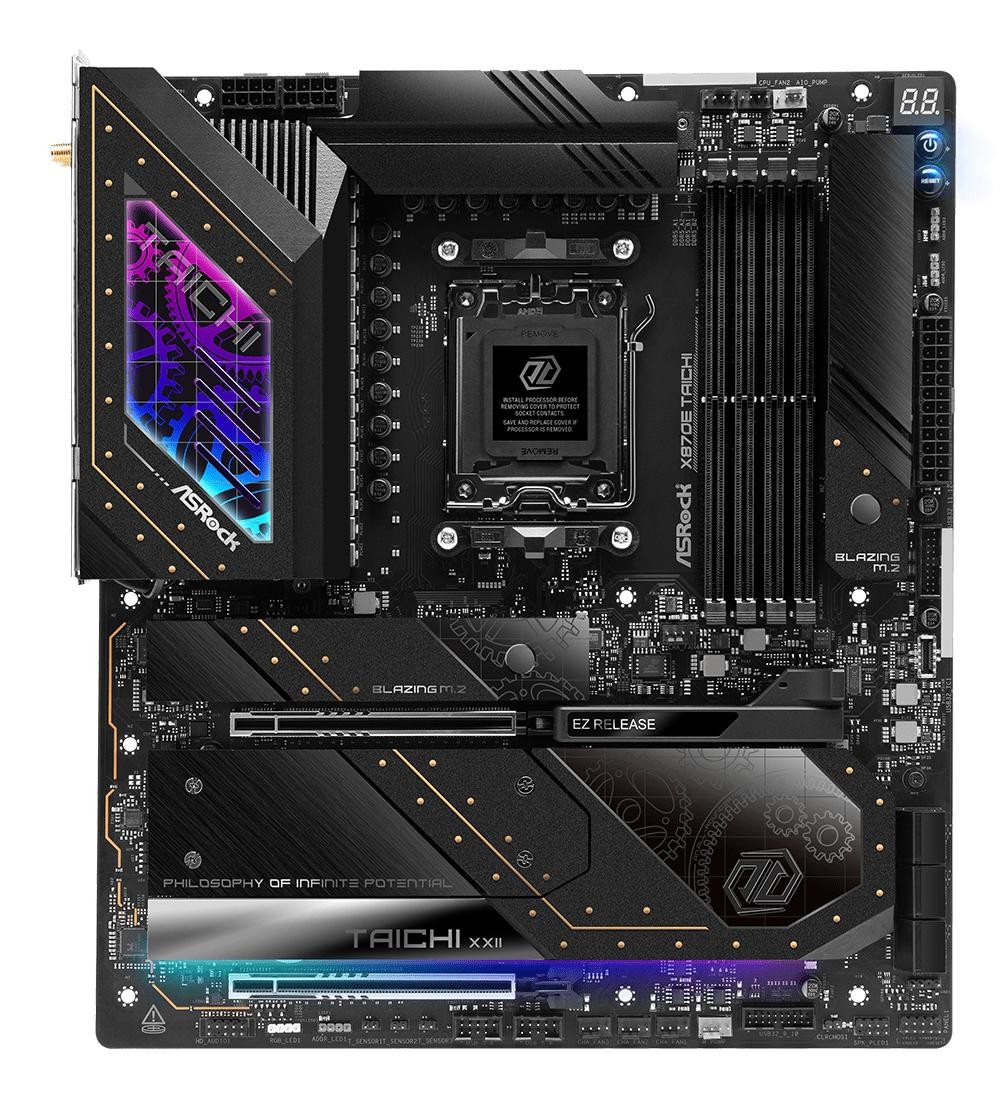 X870e taichi amd x870e socket am5 atx esteso - Immagine 2