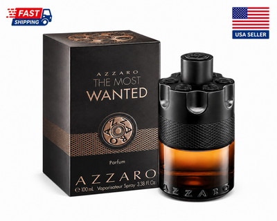 Azzaro The Most Wanted Parfum 100ml 3.38oz Men's Fragrance Spray New Box