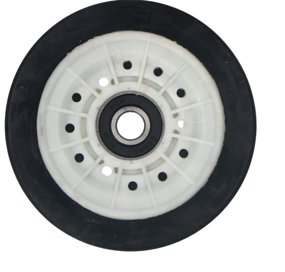 Patin roue avant pour sèche-linge universel galet de tambour noir en caoutchouc 60mm