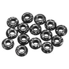 15pcs Natural Stone Beads 5x10mm Loose Necklace Craft Bead, Snowflake