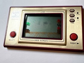 NINTENDO GAME AND & WATCH Chef Wide Screen 1981 Direct From Japan Very Rare