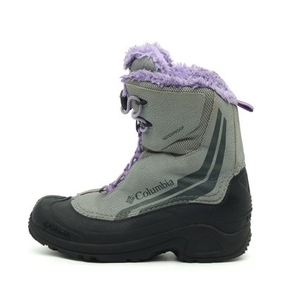 Columbia Damen BY5954-036 Stiefel Grau Lila Outdoor Winterstiefel EU 38
