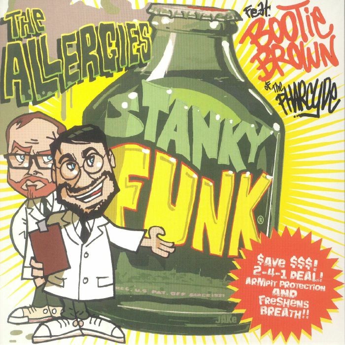 ALLERGIES, The - Stanky Funk - Vinyl (limited 7"")