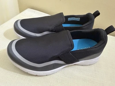 Vionic Nalia Negro Sin Cordones Zapatillas Zapatos Enérgicos Mujer’s 10/42 NUEVO - Imagen 1 de 4