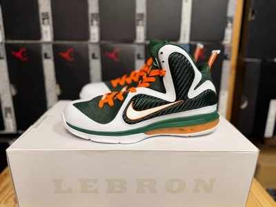 Nike Lebron 9 Miami Hurricanes US 10,5 EU 44,5 Jordan Dunk