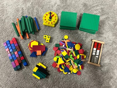 Hand2mind Lot Of Foam Blocks Shapes Counting Math Educational Development School