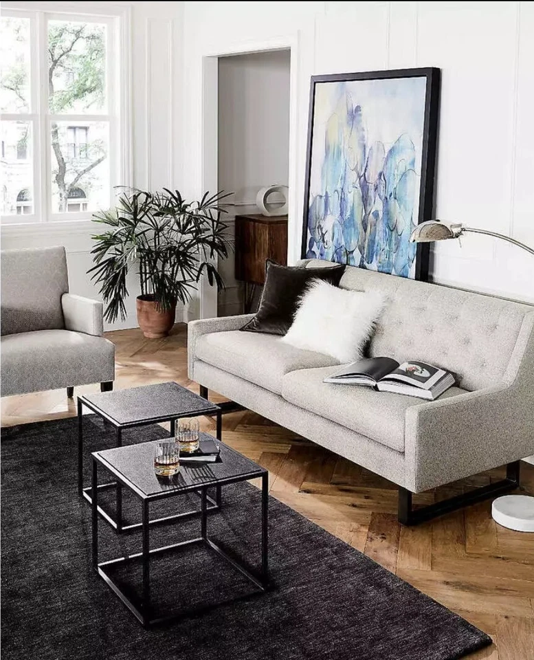 New Baxter Carbon Black Handmade Area Rug ,Home Decor Rug, Premium Quality Rug - Image 4 of 4