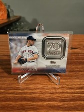 2021 TOPPS SERIES TWO ROGER CLEMENS 70TH ANNIVERSARY LOGO PATCH CARD RED SOX