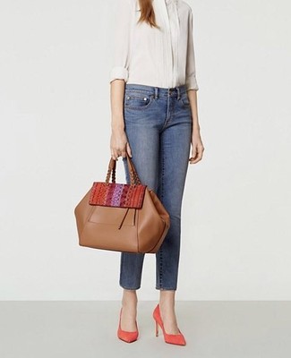 tory burch half moon tote