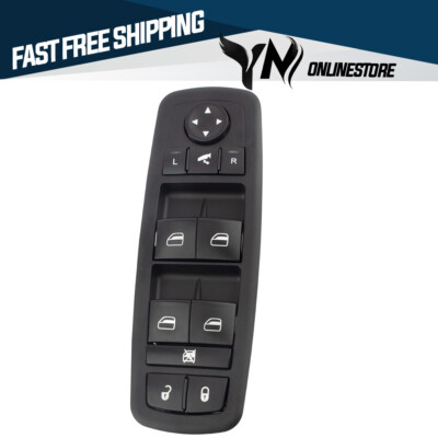 Front Left Driver Door Master Power Window Switch Fits Dodge Chrysler 2008-2009