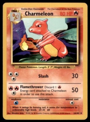 charmeleon pokemon card 1999 Pokemon: Charmeleon - Silver Foil - Pokemon Topps main image 1