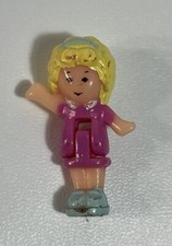 Polly Pocket Stampin' School Polly Doll Figure 1992 Bluebird