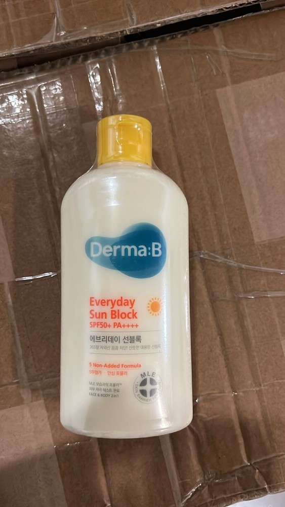 Derma-B SPF50+ PA++++ Sun Block 200ml U.S. Based Seller