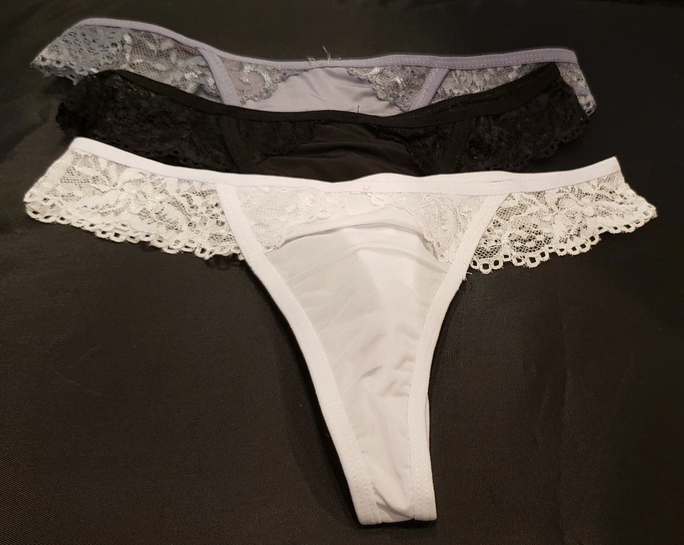 Lote de 6 Mujeres Sexy Tanga de Encaje y Spandex Tanga en V Bragas Ropa Interior S~XL Foto 4 de 4