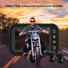 Motorcycle DVR Dash Cam HD1080P View Waterproof Camera Logger Driving Recorder