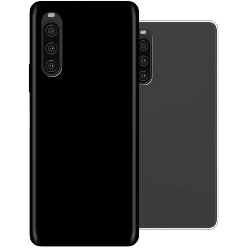 Silikonowe etui na Sony Xperia 1 V VI / 5 V / 10 V VI przezroczyste czarne case cover - Zdjęcie 12 z 24
