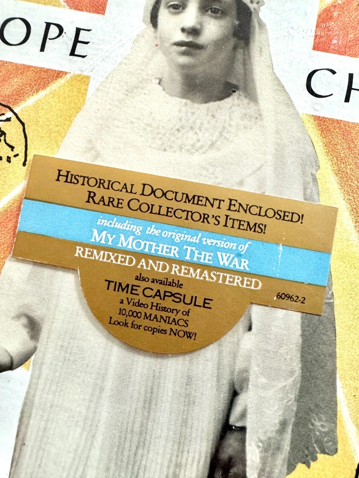 10,000 MANIACS SEALED LONGBOX CD SET PROMO HYPE DOCUMENT ENCLOSED HOPE CHEST LP Foto 3 de 4