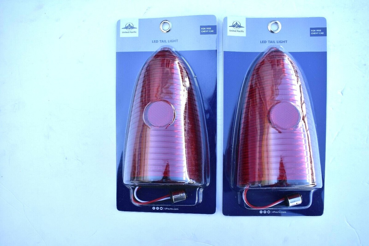 1955 Chevy 2 Custom 55 LED Taillight Lens Set of 2 Rear | Without