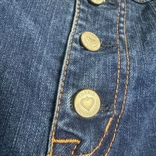 Torrid Plus Size 26 Blue Distressed Skinny Button Fly Jeans - Bild 4 von 9