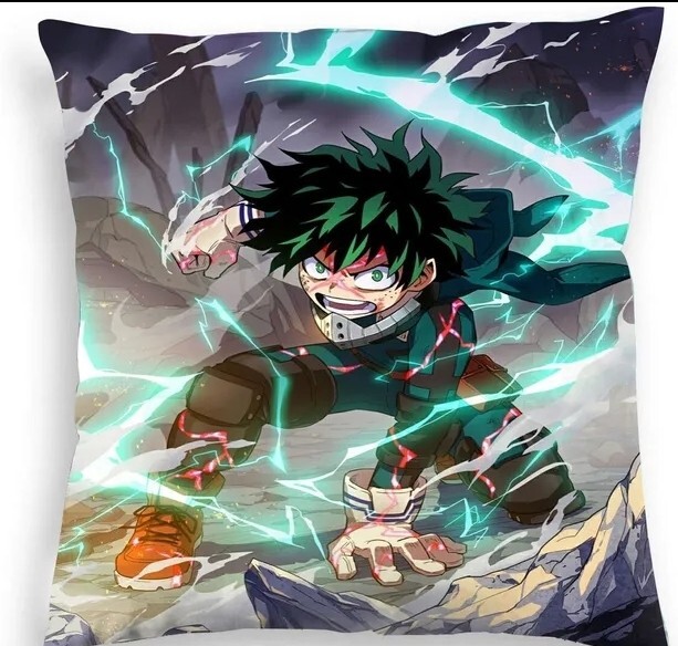 My Hero Academia Cushion Cover 45×17 11/16in Model At Choice Deku Midoria
