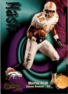 1998 SkyBox Thunder Marcus Nash Rookie Denver Broncos #243 NFL