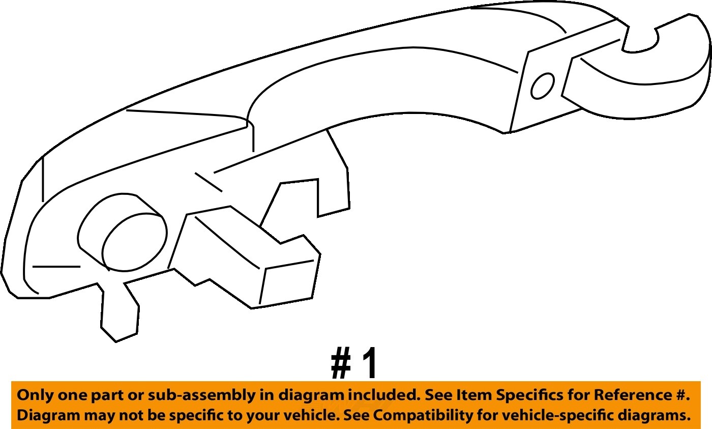 CHRYSLER OEM 2007 Charger Front Door Lock Hardware-Handle, Outside YS88CB6AF
