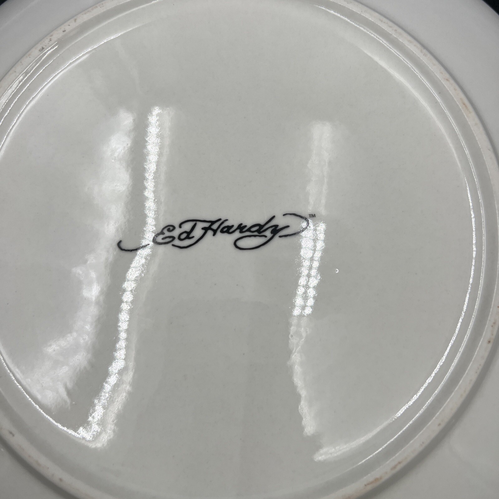 Ed Hardy Life Dragon Dinner Plate