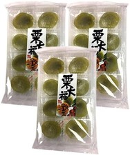 3 PACK DAIFUKU KURI MOCHI JAPANESE STYLE FILLED WITH CHESTNUT 7.4OZ EACH