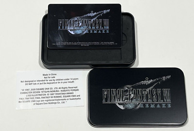 FINAL FANTASY VII 7 Remake Shinra ID Key Card & Case GameStop Collectible READ