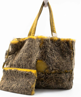 CHANEL ORIGINAL FUR BAG PELZ TEDDY BEAR SCHULTERTASCHE SHOULDER BAG TASCHE RAR