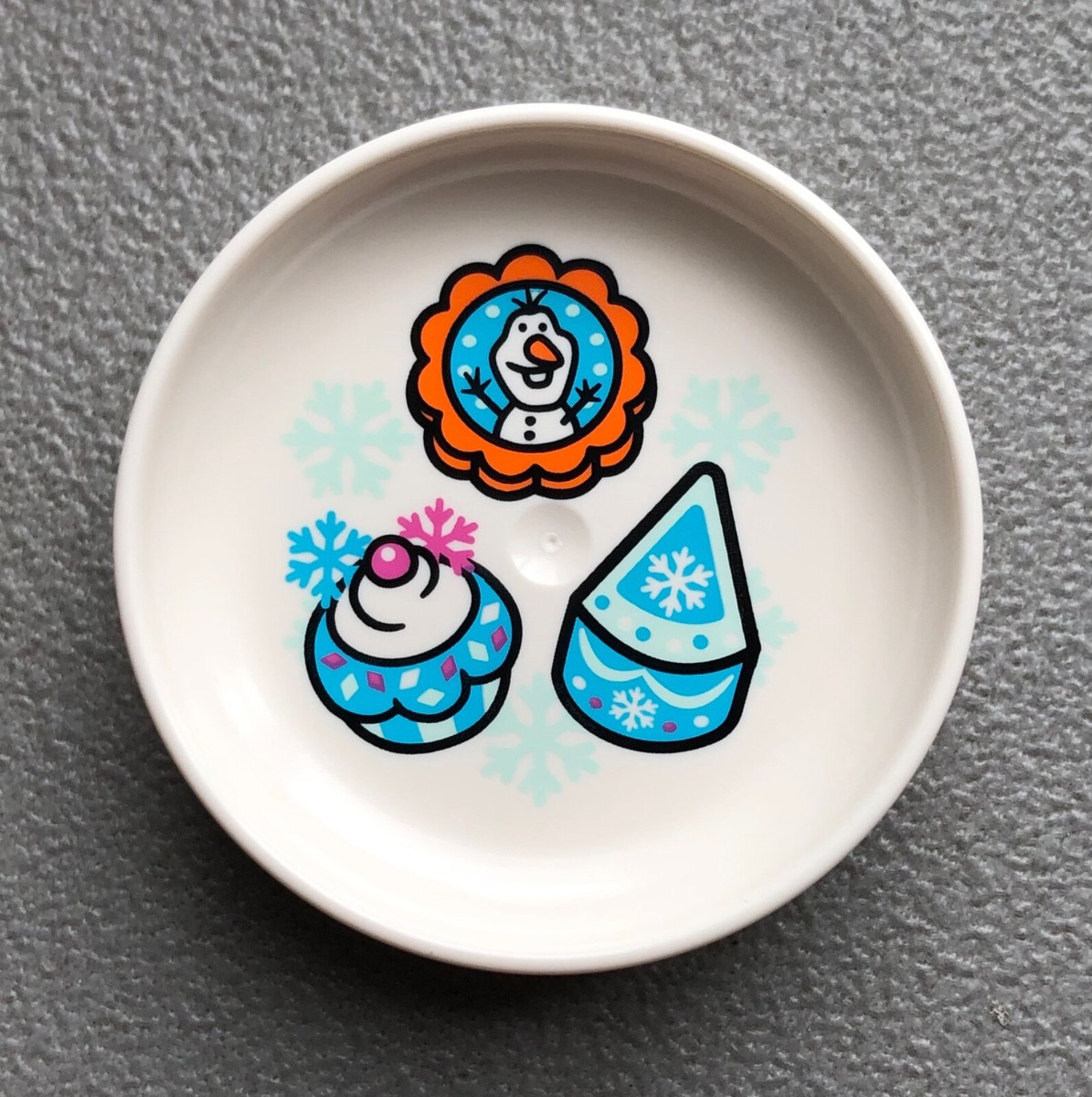 x Lego White DUPLO Frozen Olaf Cookie Cupcake Cake TRAY Winter