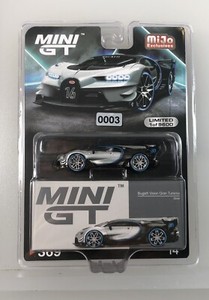 MINI GT Bugatti Vision Gran Turismo Argentée - Édition Limitée MIJO #369, 1:64, Neuve